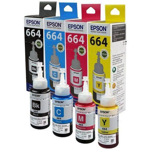 Epson 664 Ink Bottle Full Set