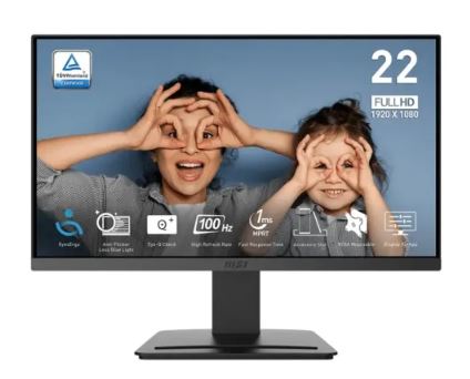 MSI PRO MP223 E2 21.45" 100Hz Full HD Business Monitor