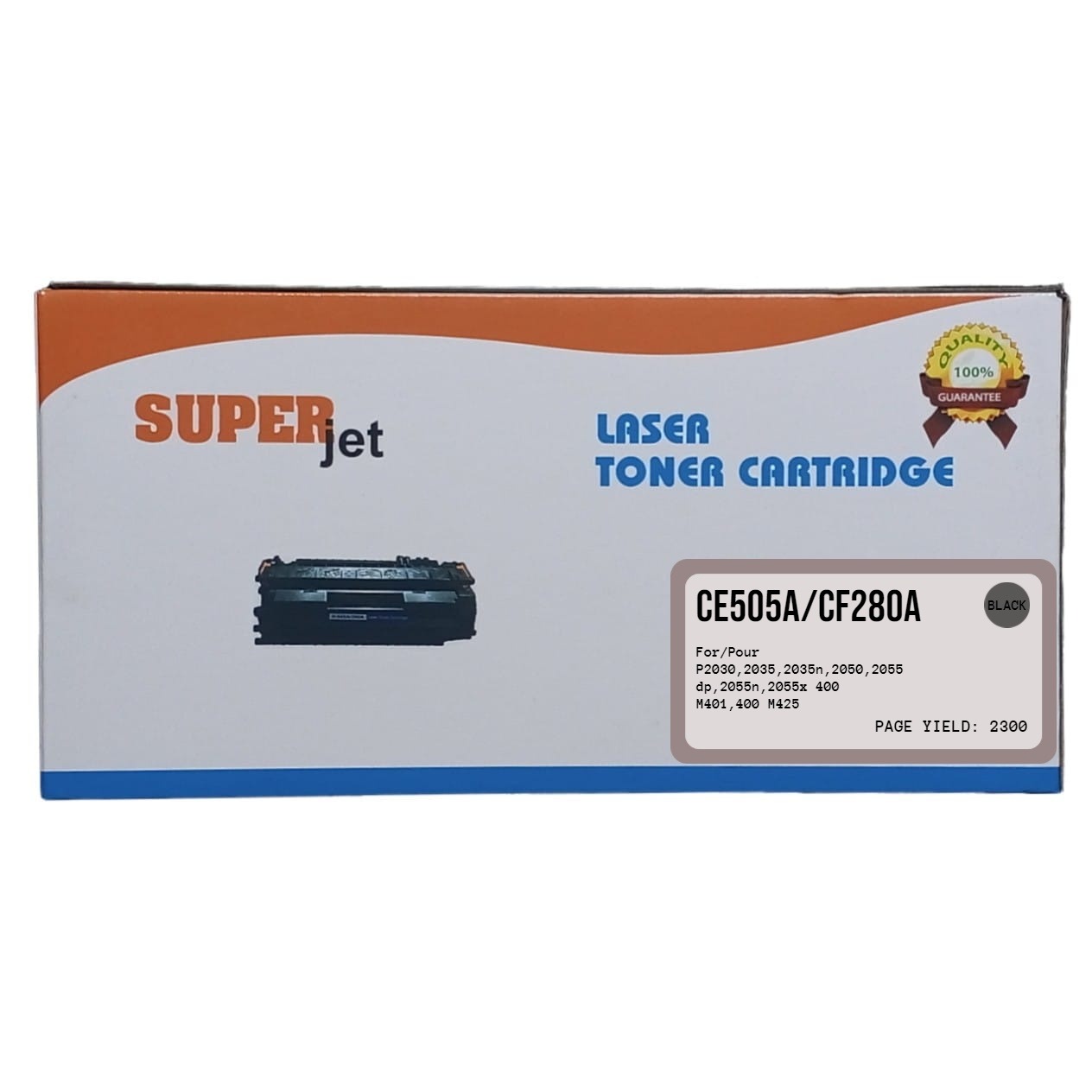 SuperJet 05A/80A Black LaserJet Toner Cartridge